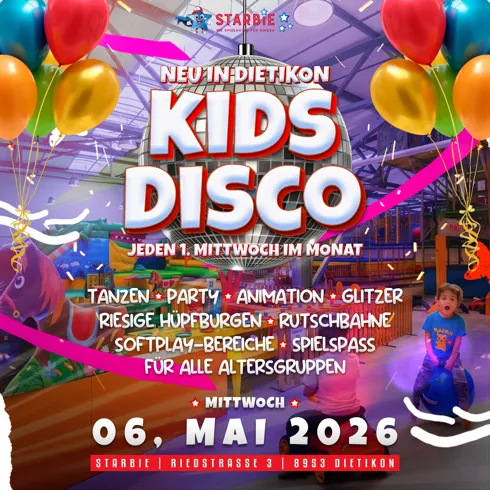 Titelbild des Events: KIDS PARTY @ STARBIES, DIETIKON
