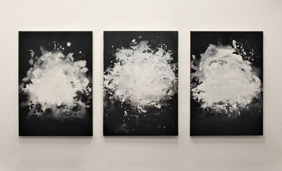 Philipp Ehgartner, «Kreide, Pigment, Leim I-III», 2019