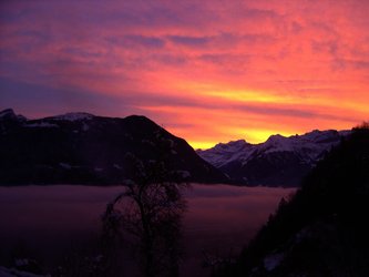 Bodmi: Hof Ambiente/Aussicht