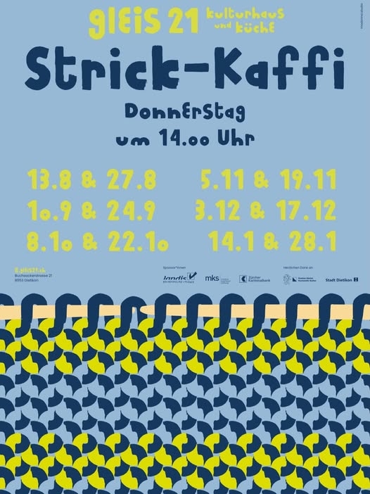 Titelbild des Events: Strickkaffi im Gleis 21