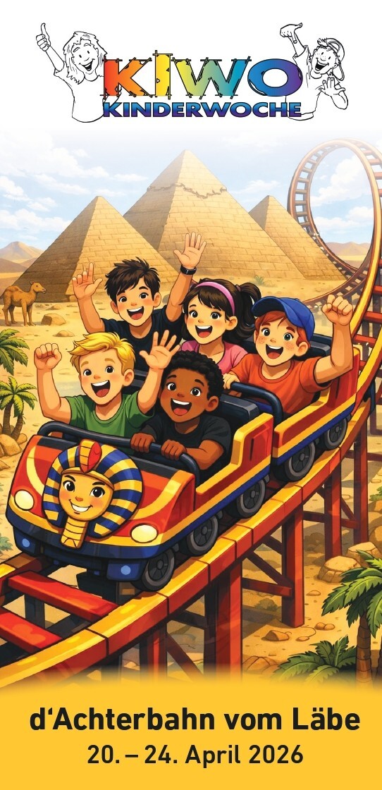 Titelbild des Events: Kinderwoche - d'Achterbahn vom Läbe