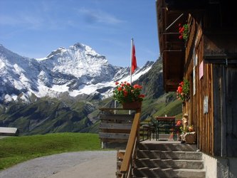 Skihütte Obererbs: Aussenansicht