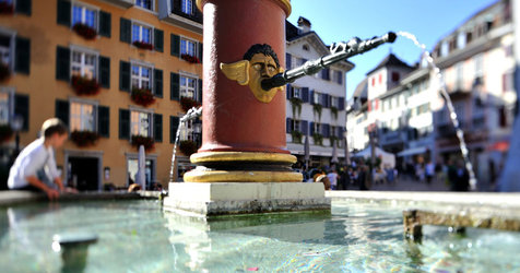 Brunnen auf dem Märetplatz