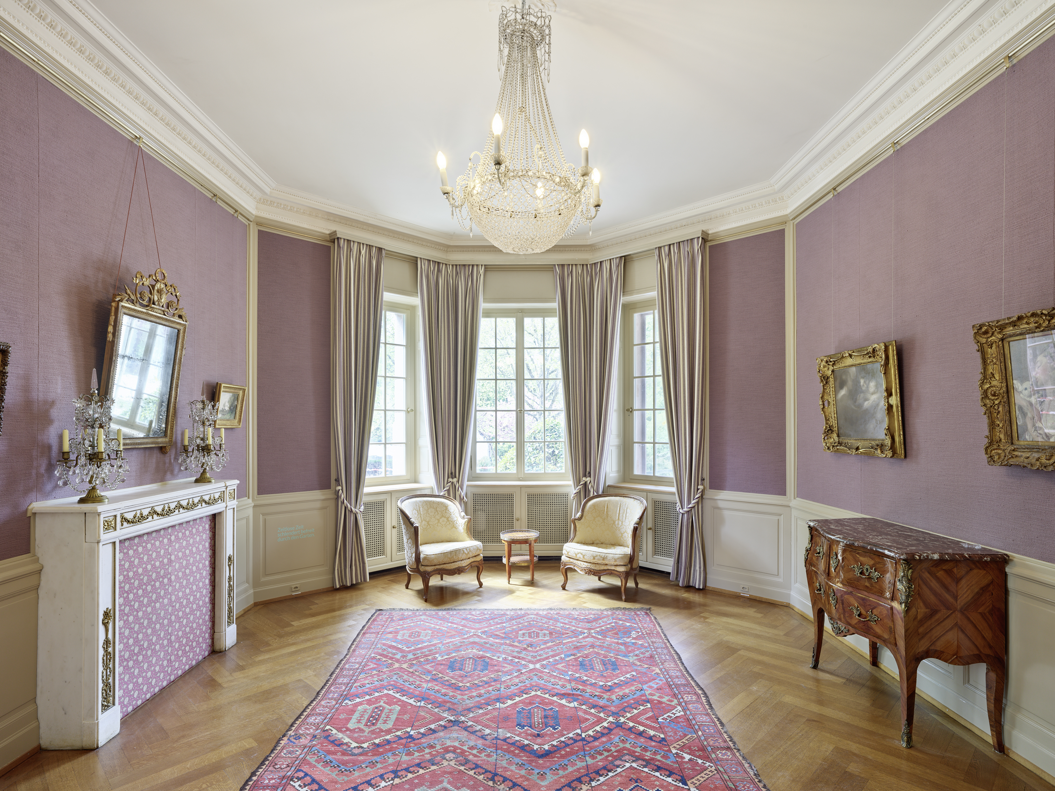 Das renovierte 18ième-Zimmer, 2026, Museum Langmatt, Foto © Hannes Henz