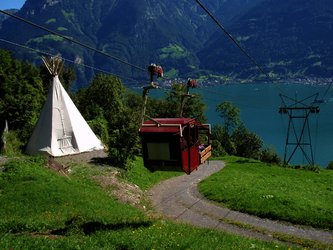 Bodmi: Luftseilbahn