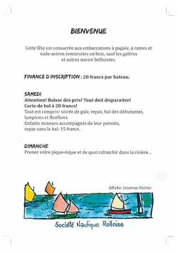 Fête des canots Rolle (Société nautique rolloise)