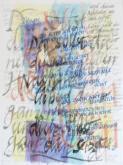 Mischtechnik, 25 x 38 cm