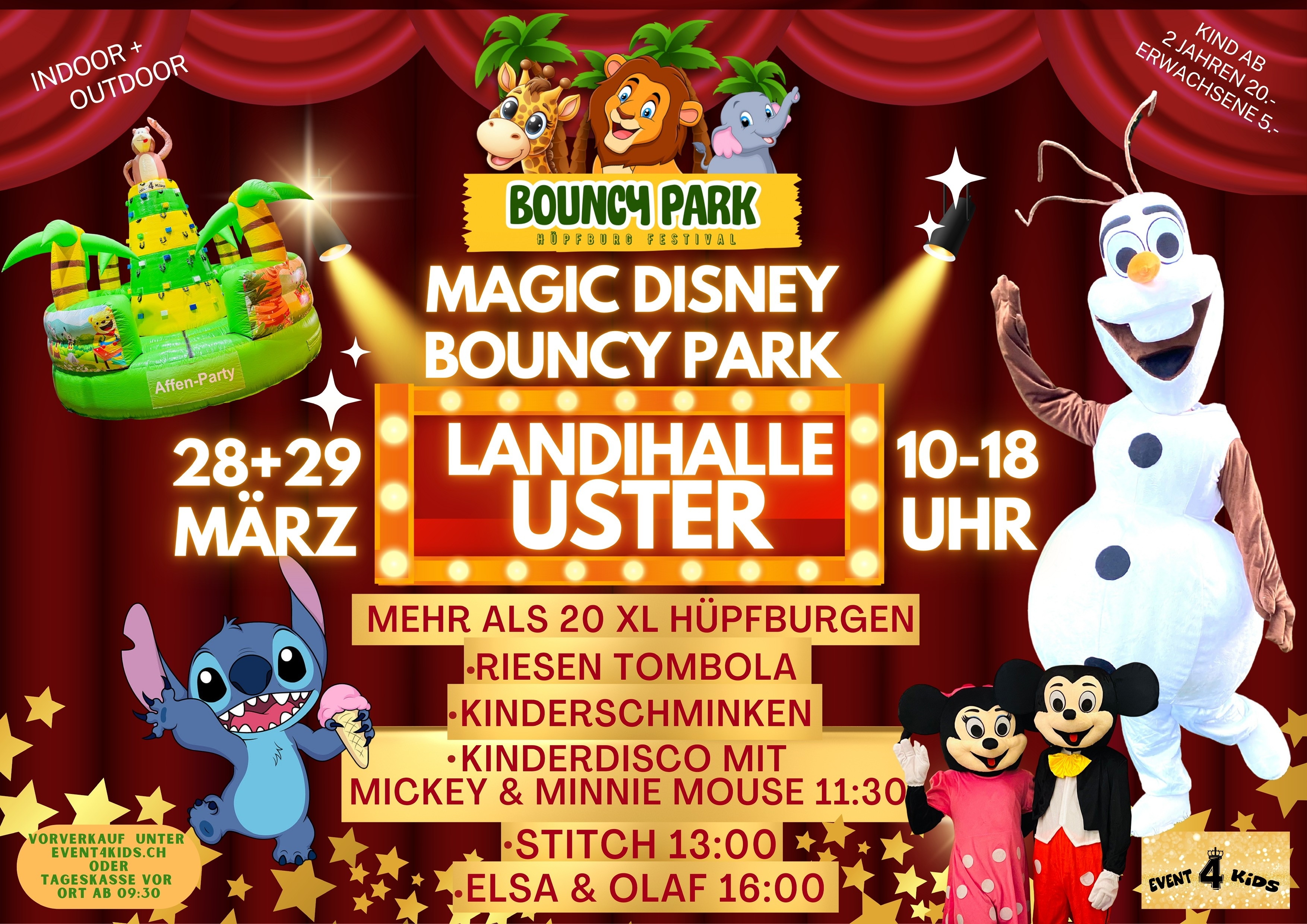 Magic Disney Bouncy Park