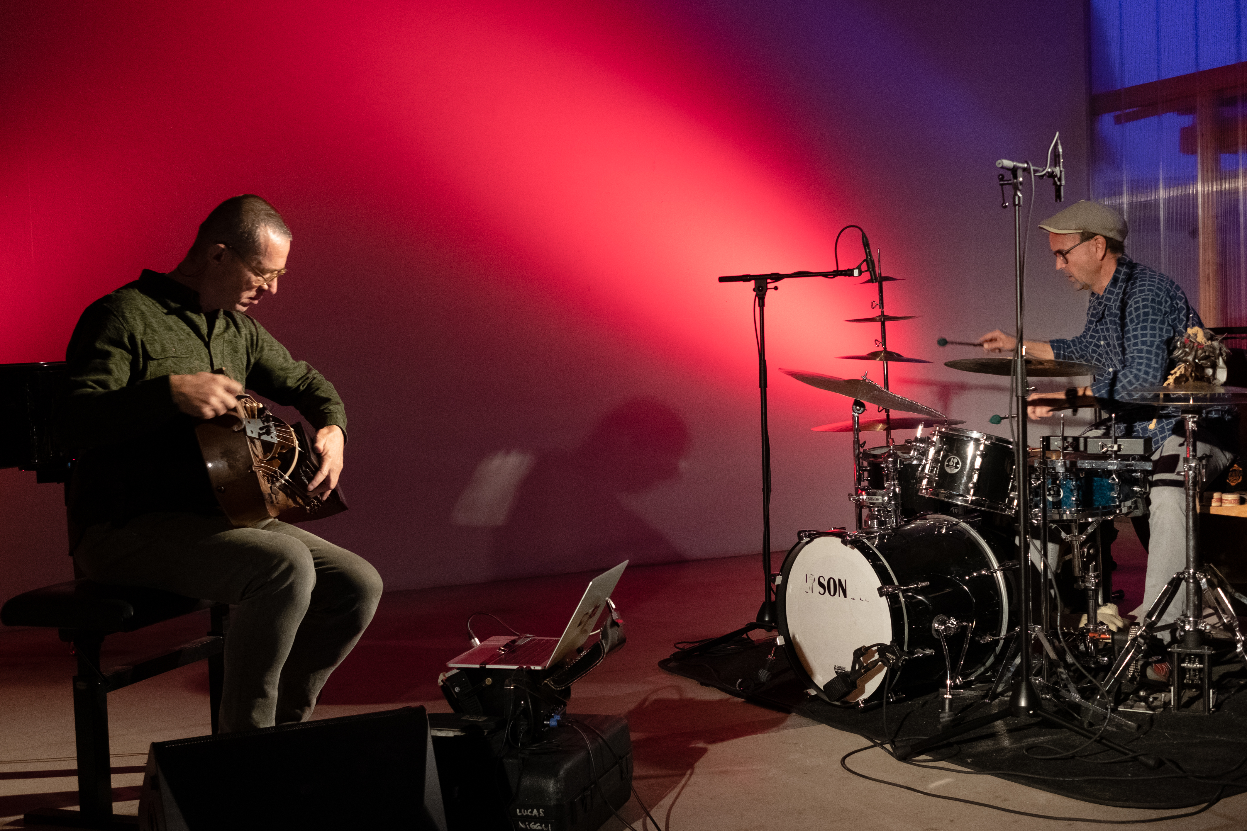 Matthias Loibner - Lucas Niggli Duo an den 15. Dübendorfer Jazztagen