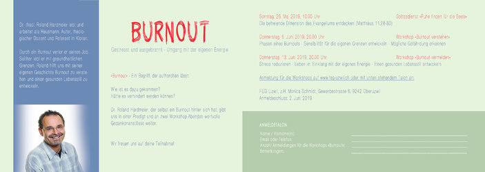 Umgang mit der eigenen Energie - Flyer IS