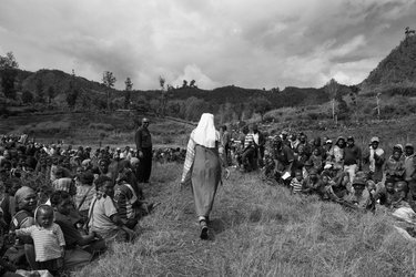 Schwester Lorena in ihrer Gemeinde