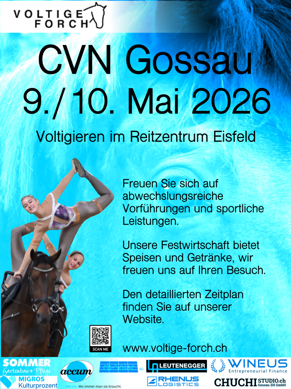 Nationales Voltigeturnier in Gossau