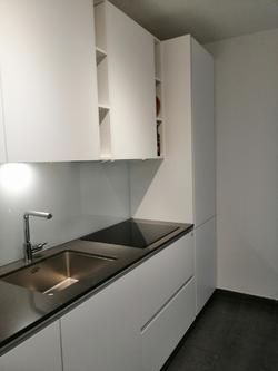 Küche mit Induktionsherd