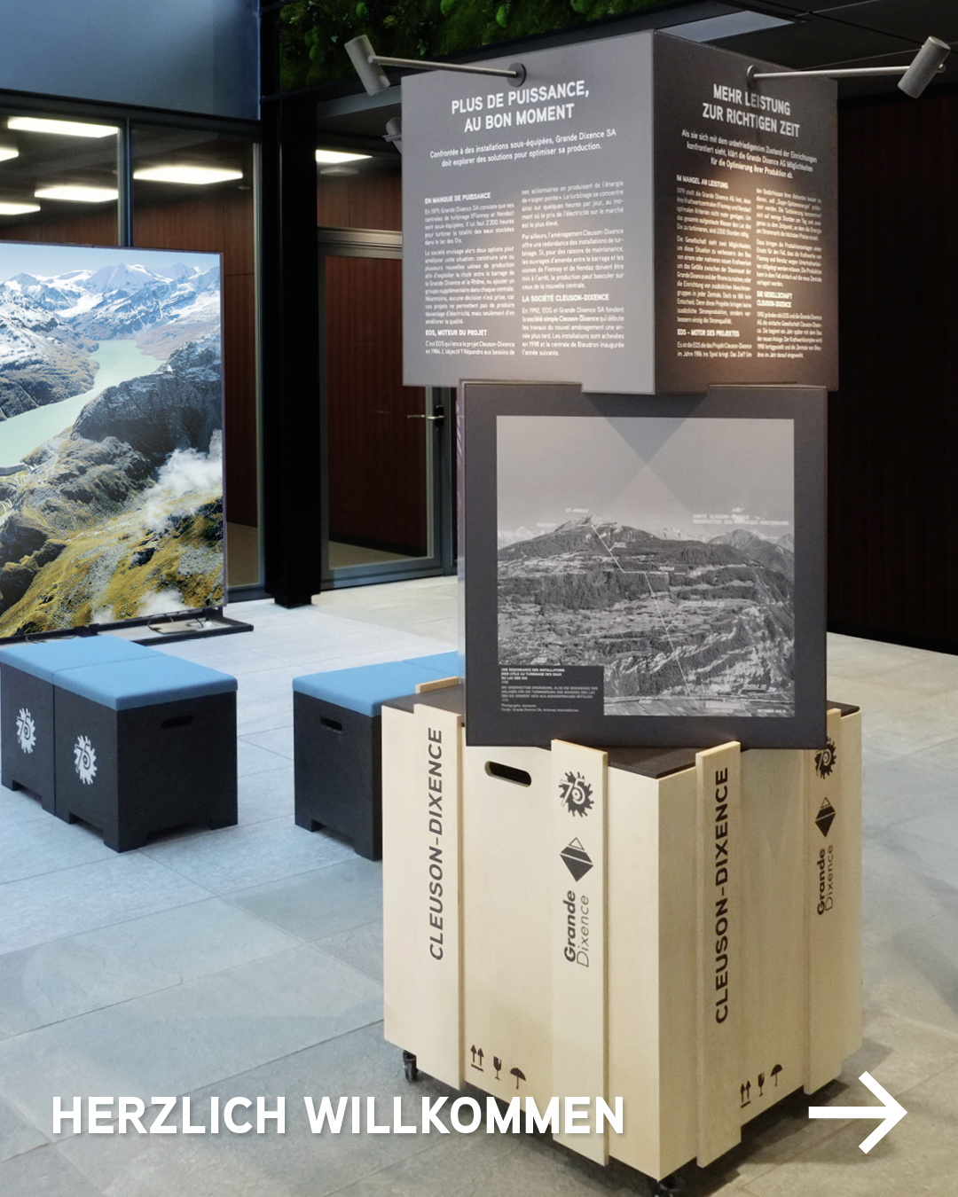 Ausstellung 75 Jahre Grande Dixence AG Ausstellung 75 Jahre Grande Dixence AG