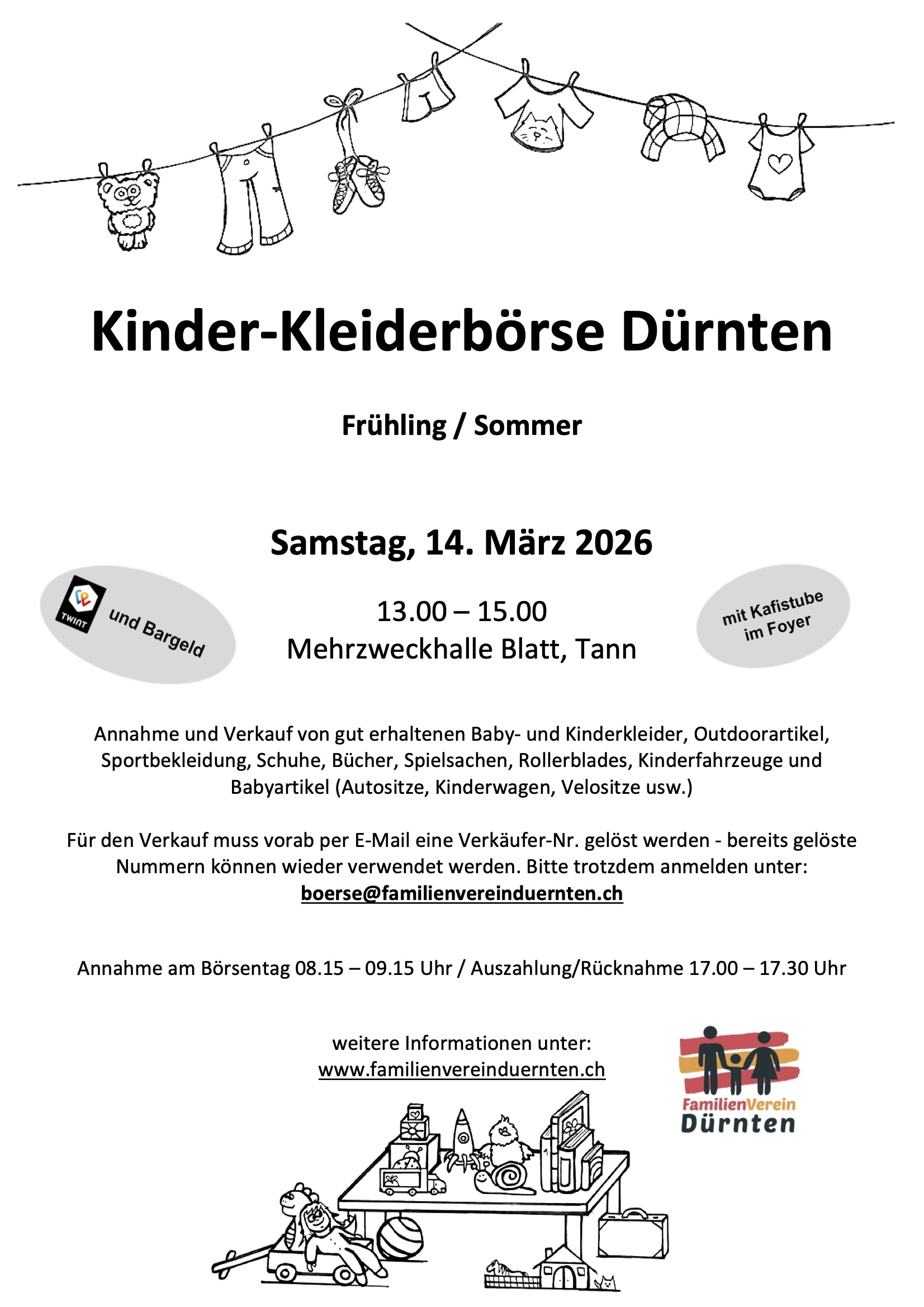 Kinder-Kleiderbörse "Frühling/Sommer"