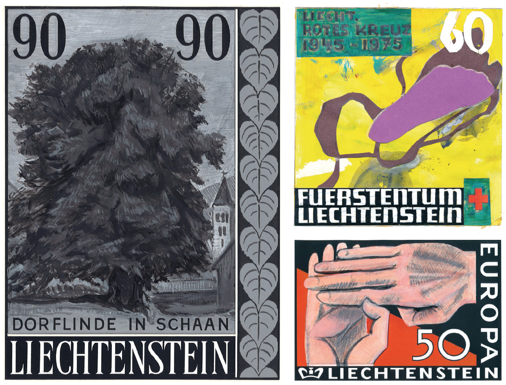 Führung zur Ausstellung Martin Frommelt als Briefmarkengestalter