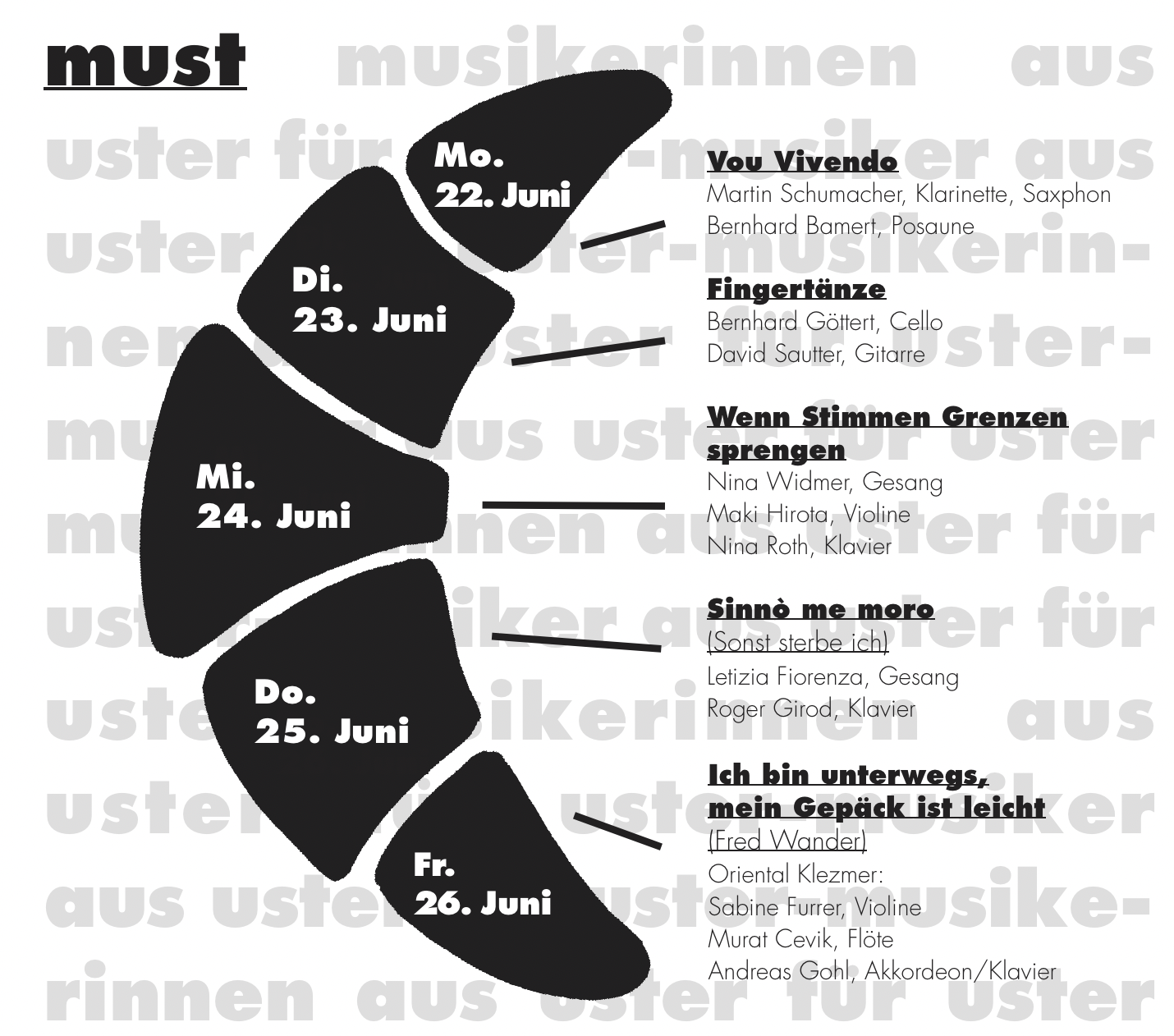 Konzertwoche für Frühaufstehende - Fünf Konzerte in der Stadtbibliothek Uster