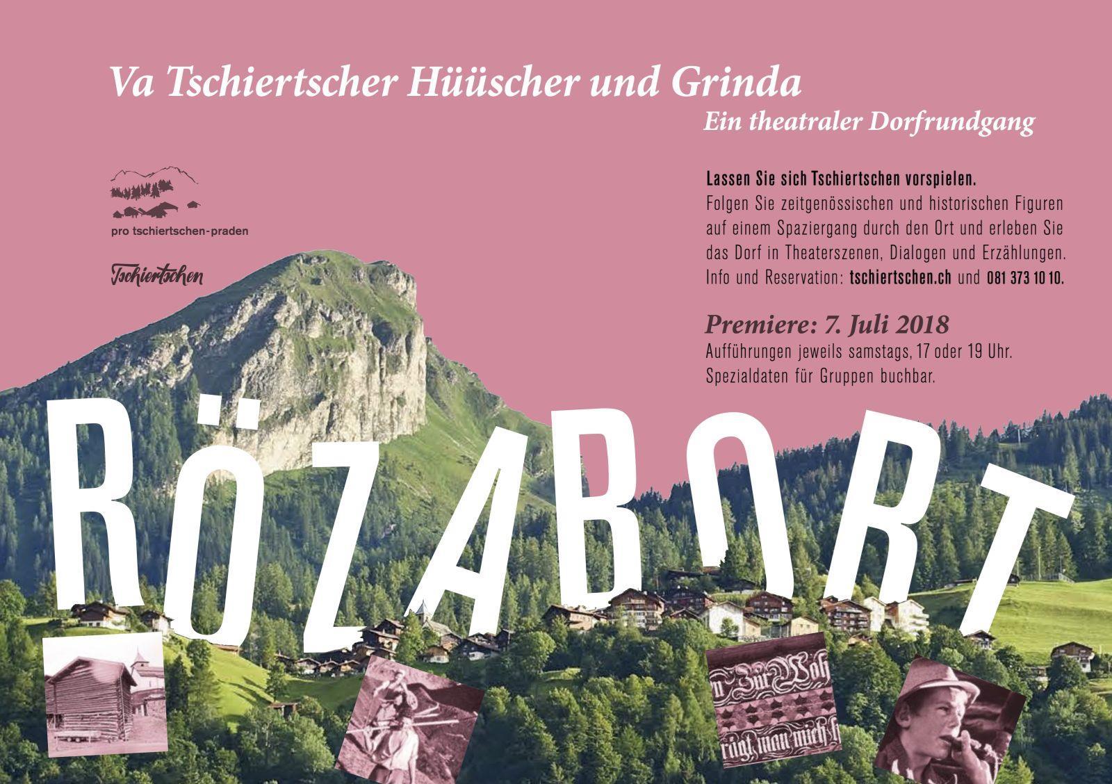 Rözabort - ein theatraler Dorfrundgang Rözabort - ein theatraler Dorfrundgang
