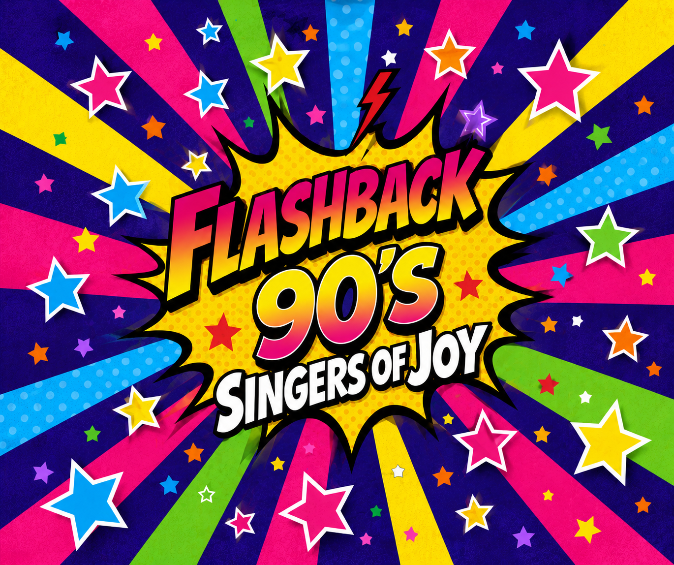 Titelbild des Events: FLASHBACK – Die grosse 90er-Show - Konzert Singers of Joy 