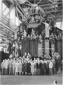Wasserkraftgenerator für das Nilkraftwerk Assuan 1952, Archiv-BBC
