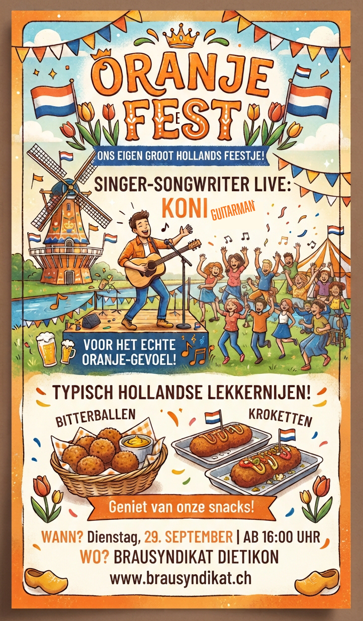 Titelbild des Events: ORANJE FEEST
