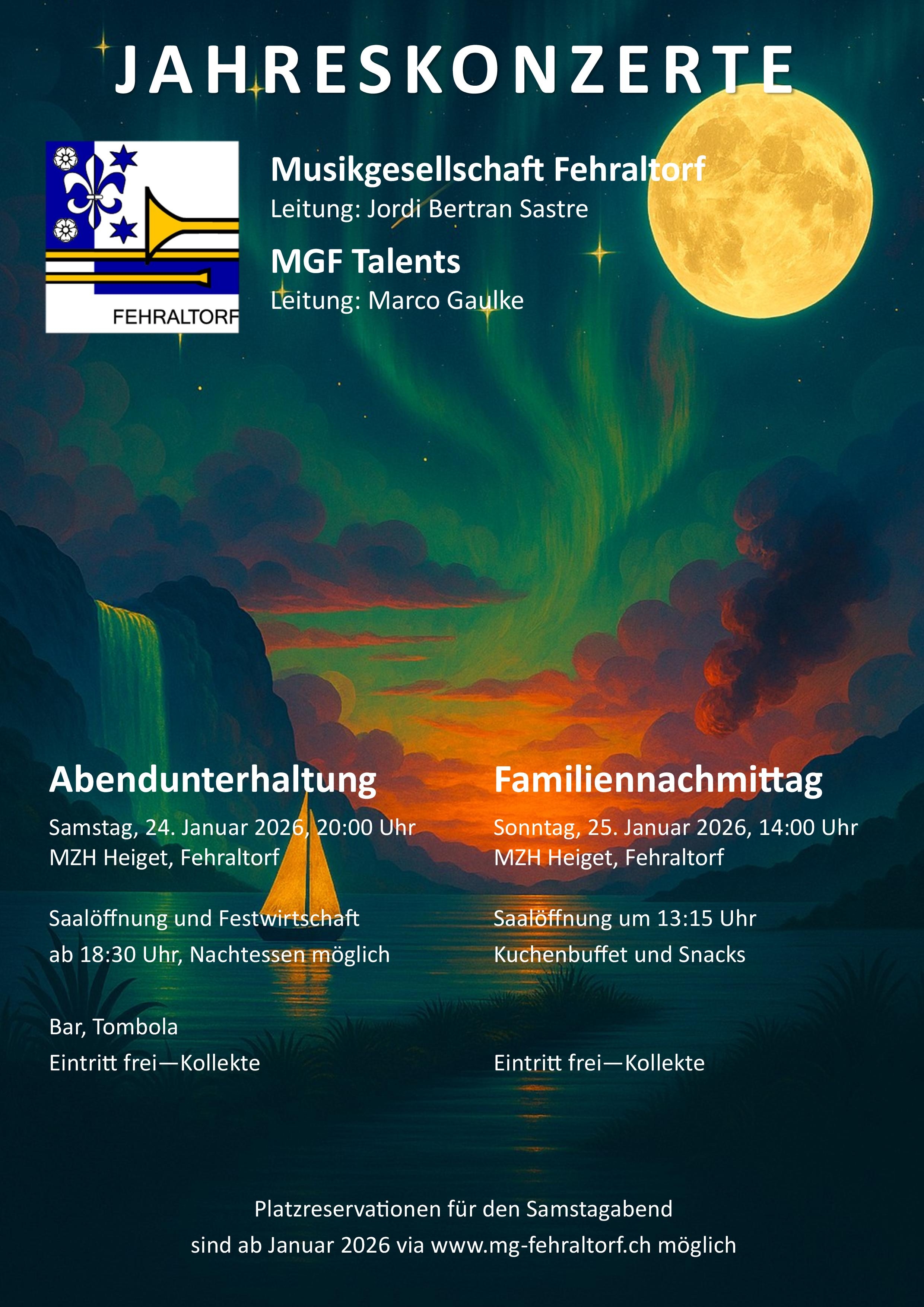 Abendunterhaltung Musikgesellschaft Fehraltorf