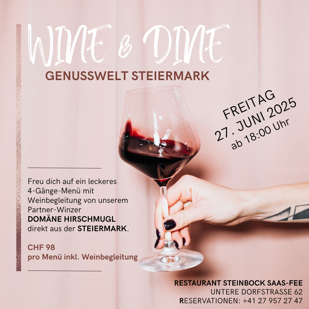 WINE & DINE - GENUSSWELT STEIERMARK WINE & DINE - GENUSSWELT STEIERMARK