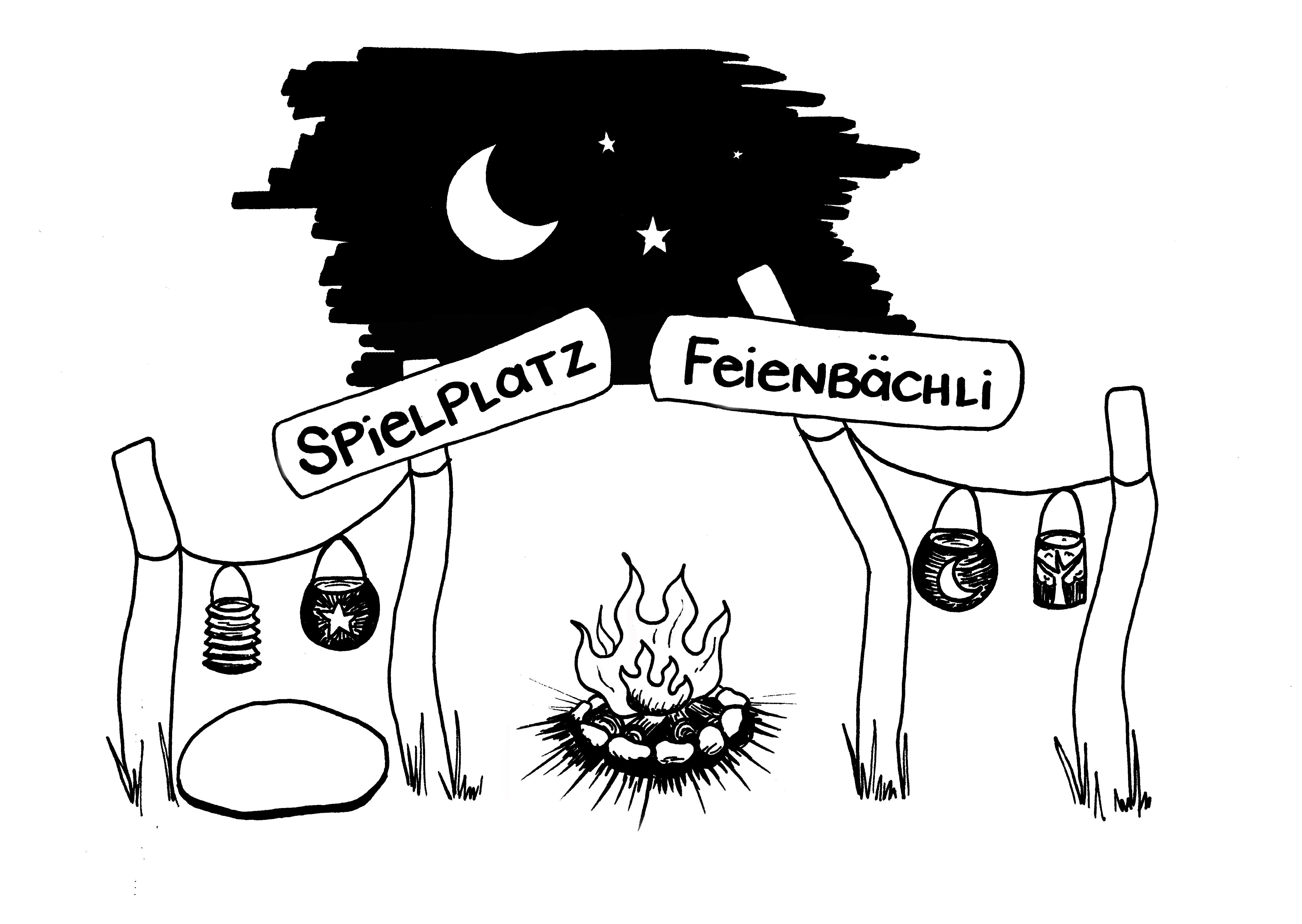 Sommernachtsfest Spielplatz Feienbächli