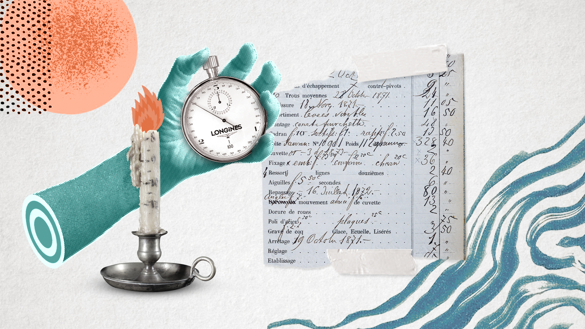 La bougie qui mesure le temps Le Locle Guidle