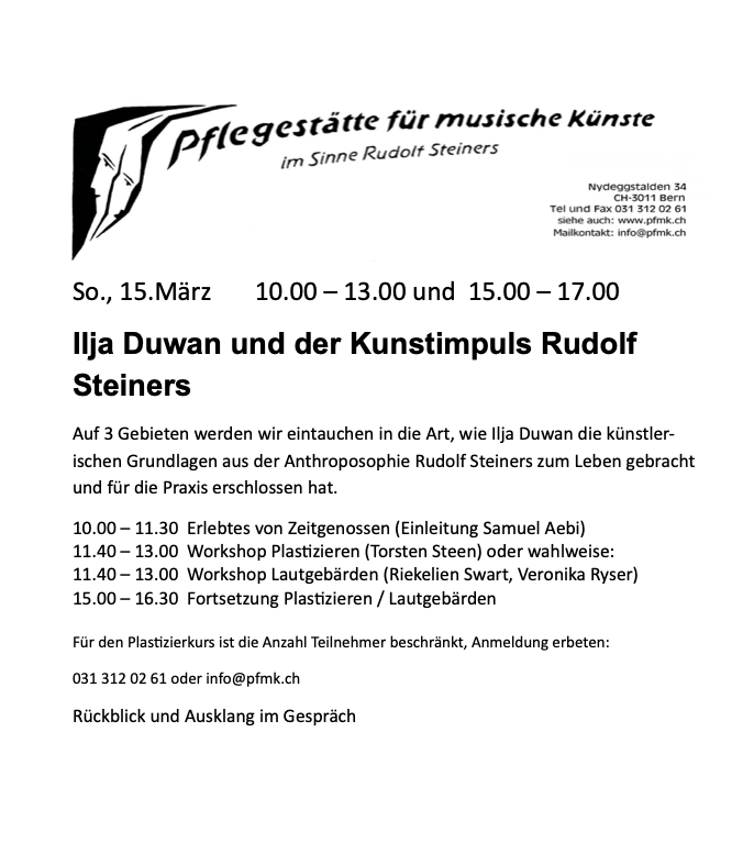 Ilja Duwan und der Kunstimpuls Rudolf Steiners