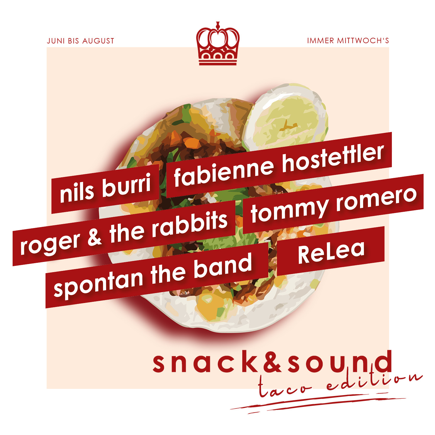 Eventreihe Snack & Sound - Line Up