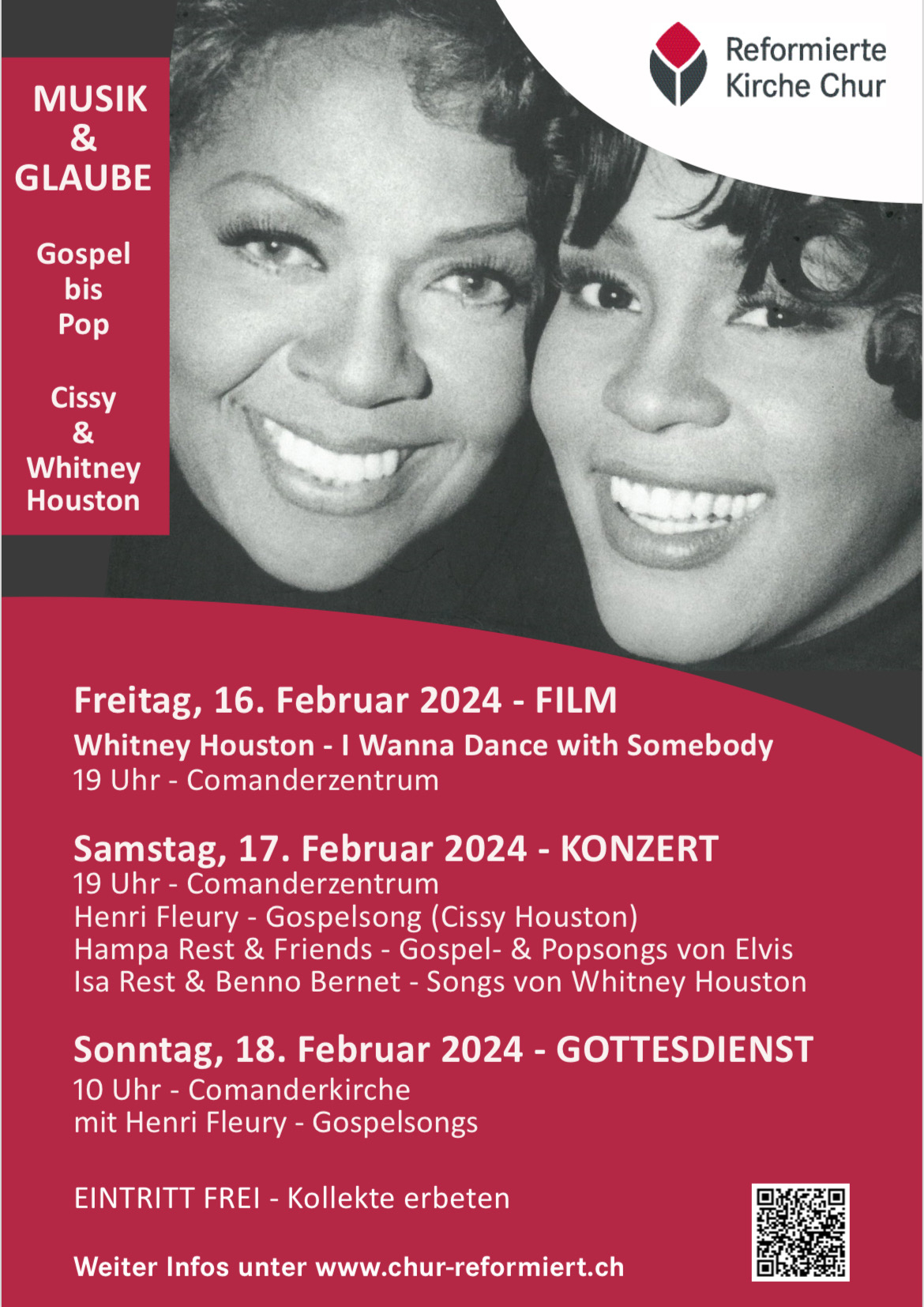Musik & Glaube Cissy & Whitney Houston Chur Churkultur