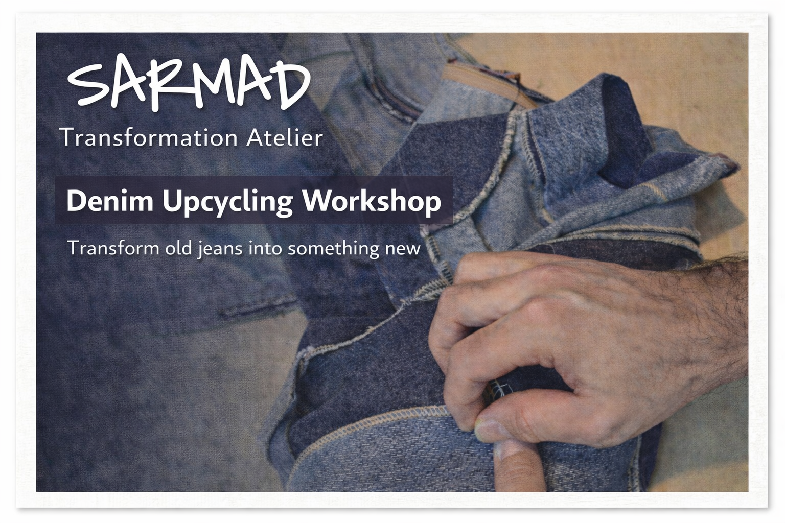 Titelbild des Events: Denim Upcycling Workshop