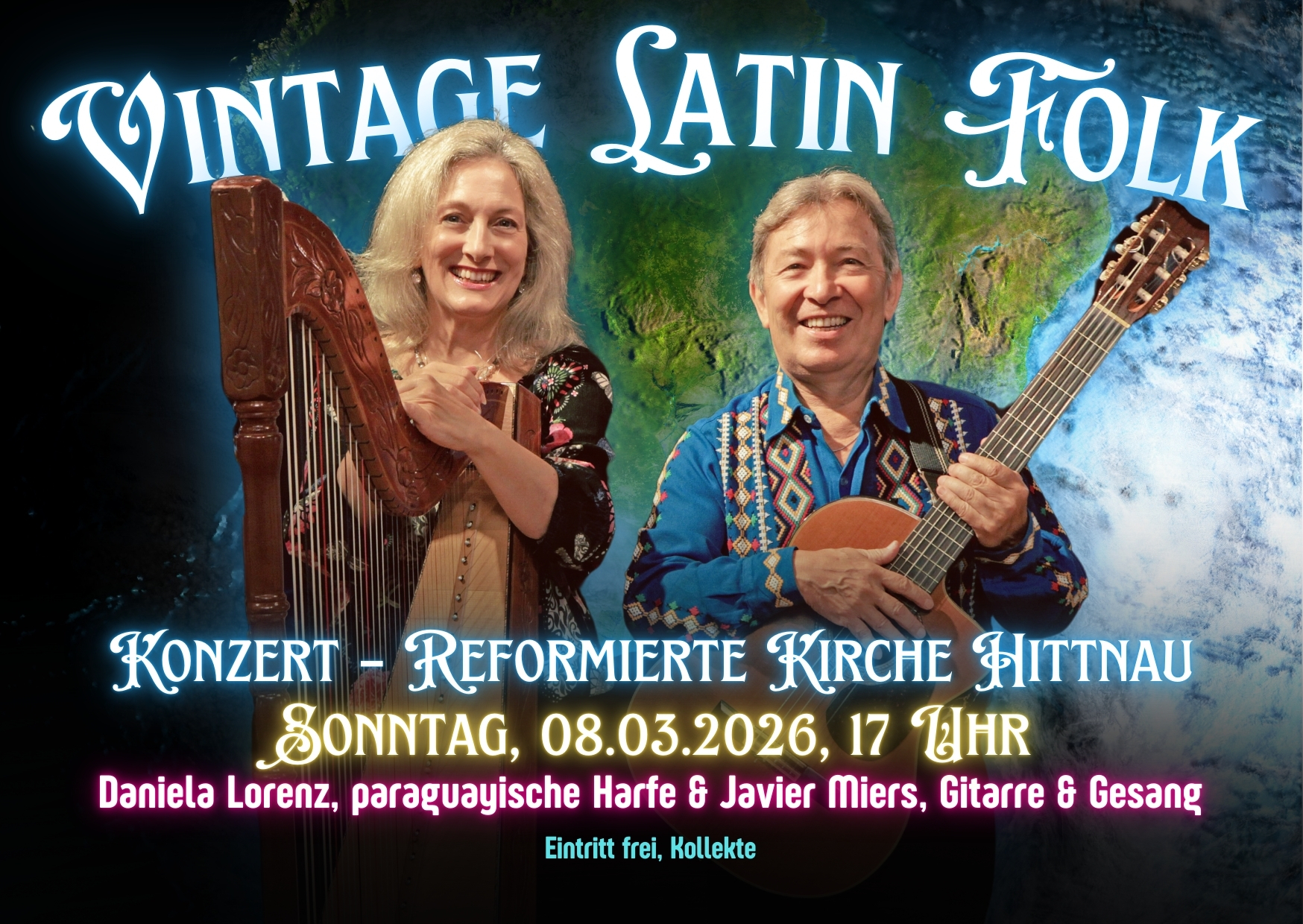 Magische Klänge aus Lateinamerika – Harfe, Gitarre & Gesang