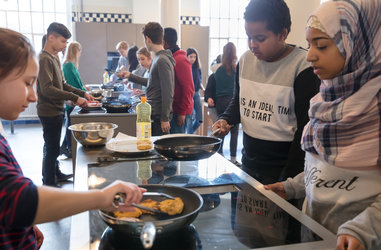 Kochworkshop mit Schulklasse