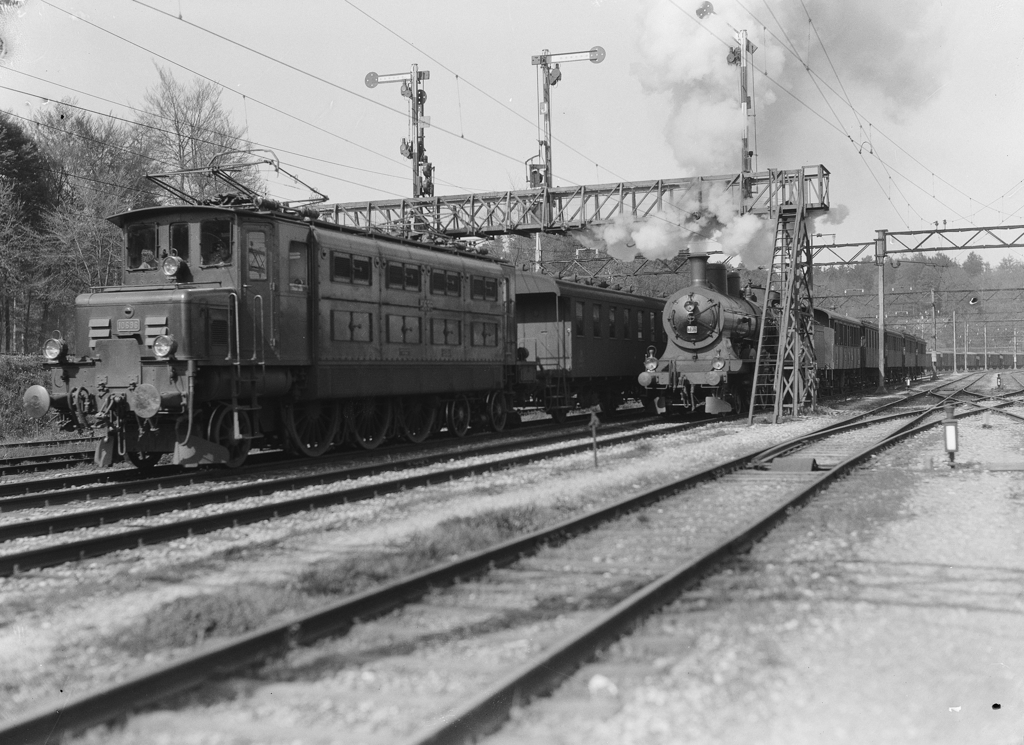 Mit der Elektrolok zum Bahnpark Brugg