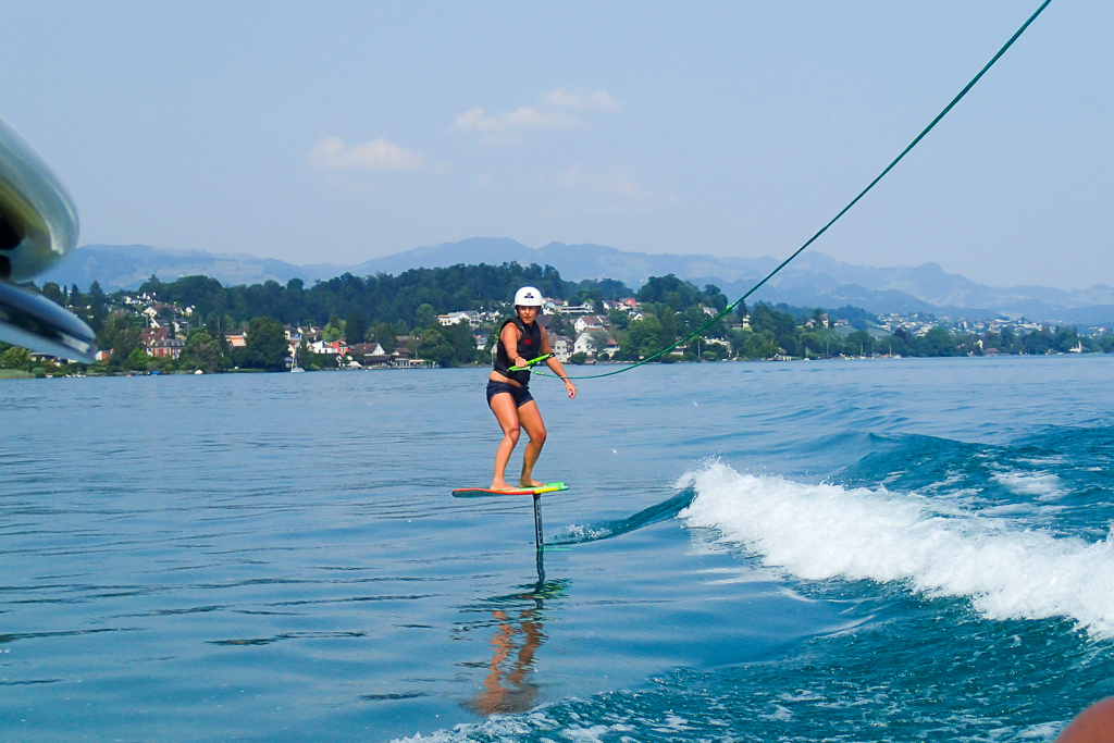 Wakefoilen lernen auf dem Zürichsee (ab Hafen Stäfa)