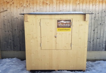 Gepäckdepot bei der Gondelbahn