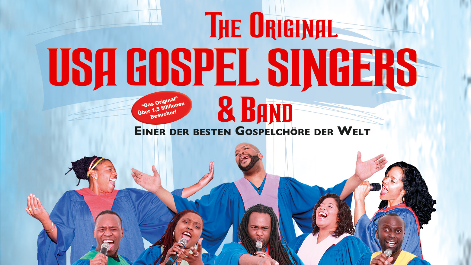 Titelbild des Events: The Original USA Gospel Singers & Band