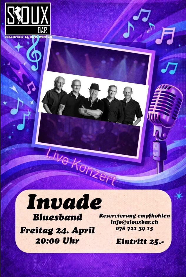 Blues-Konzert in der Sioux-Bar