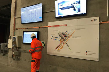 Infotafel unterwegs