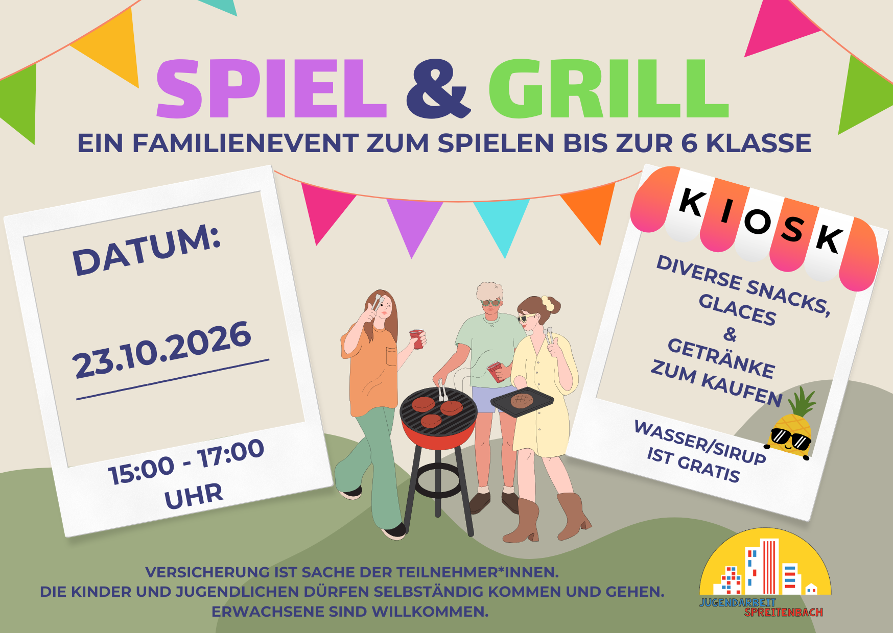 Titelbild des Events: Spiel&Grill