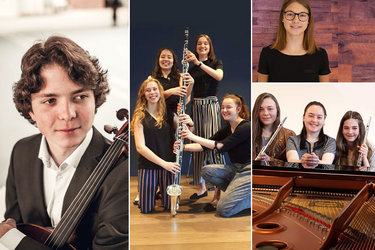 Preisträgerkonzert: Moritz Huemer, Quadrifoglio, Elena Harder und das Trio OLAJA