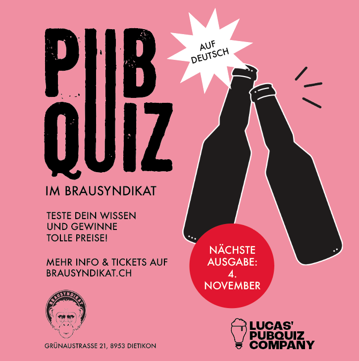 Titelbild des Events: PUBQUIZ IM BRAUSYNDIKAT