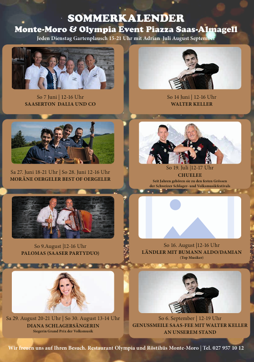 Monte-Moro & Olympia Event Piazza
