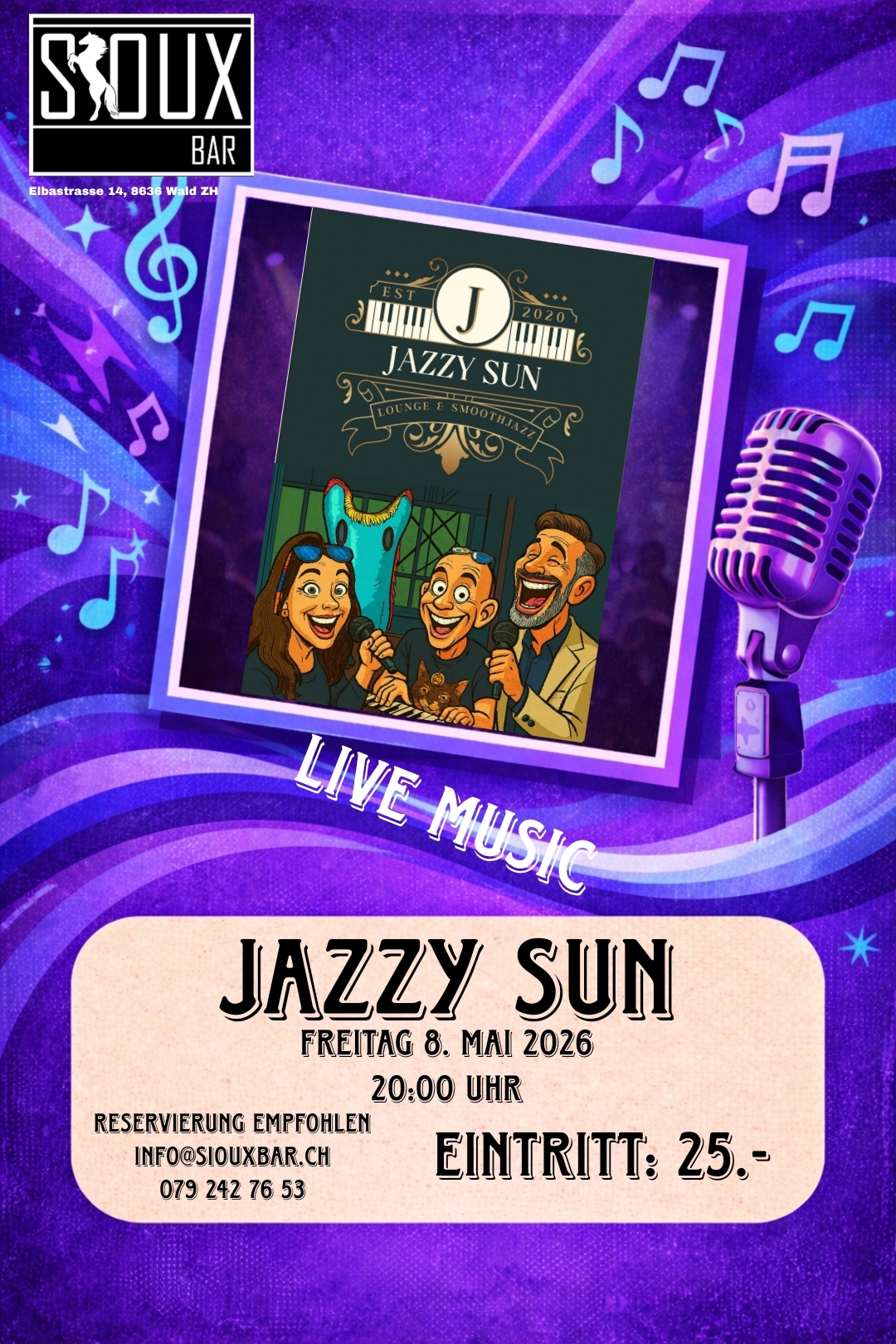 JAZZ in der Sioux-Kultur-Bar
