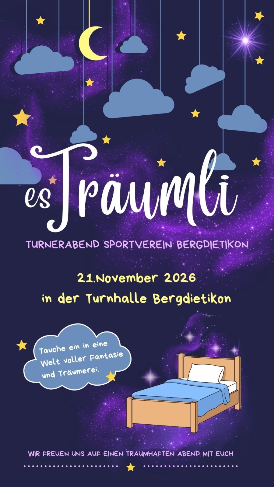 Titelbild des Events: Turnerabend 2026 - Sportverein Bergdietikon