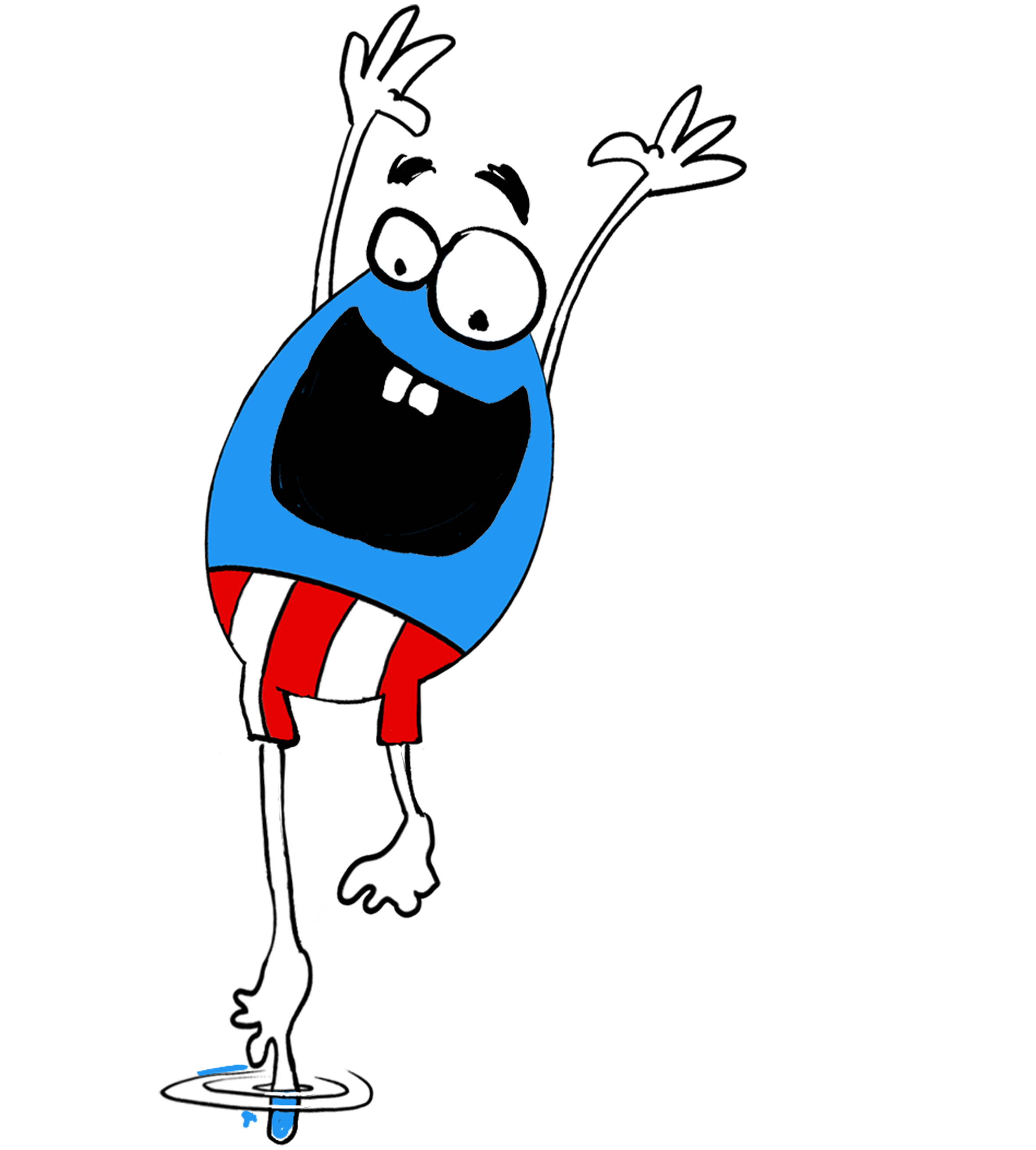 Blaueierschwimmen am Ostermontag