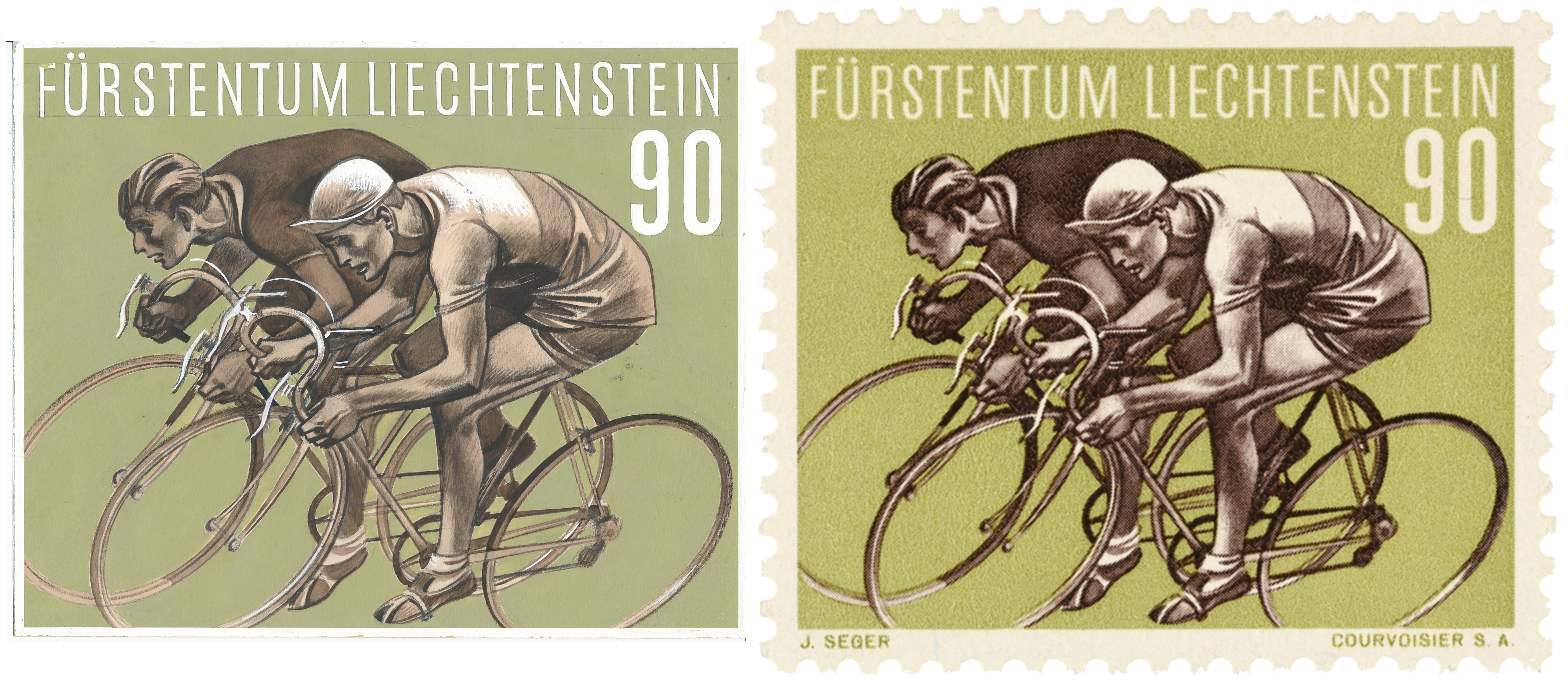 KuratorinFührung zur Schau «Das Glück des Sehens. Josef Segers Briefmarkenkunst»