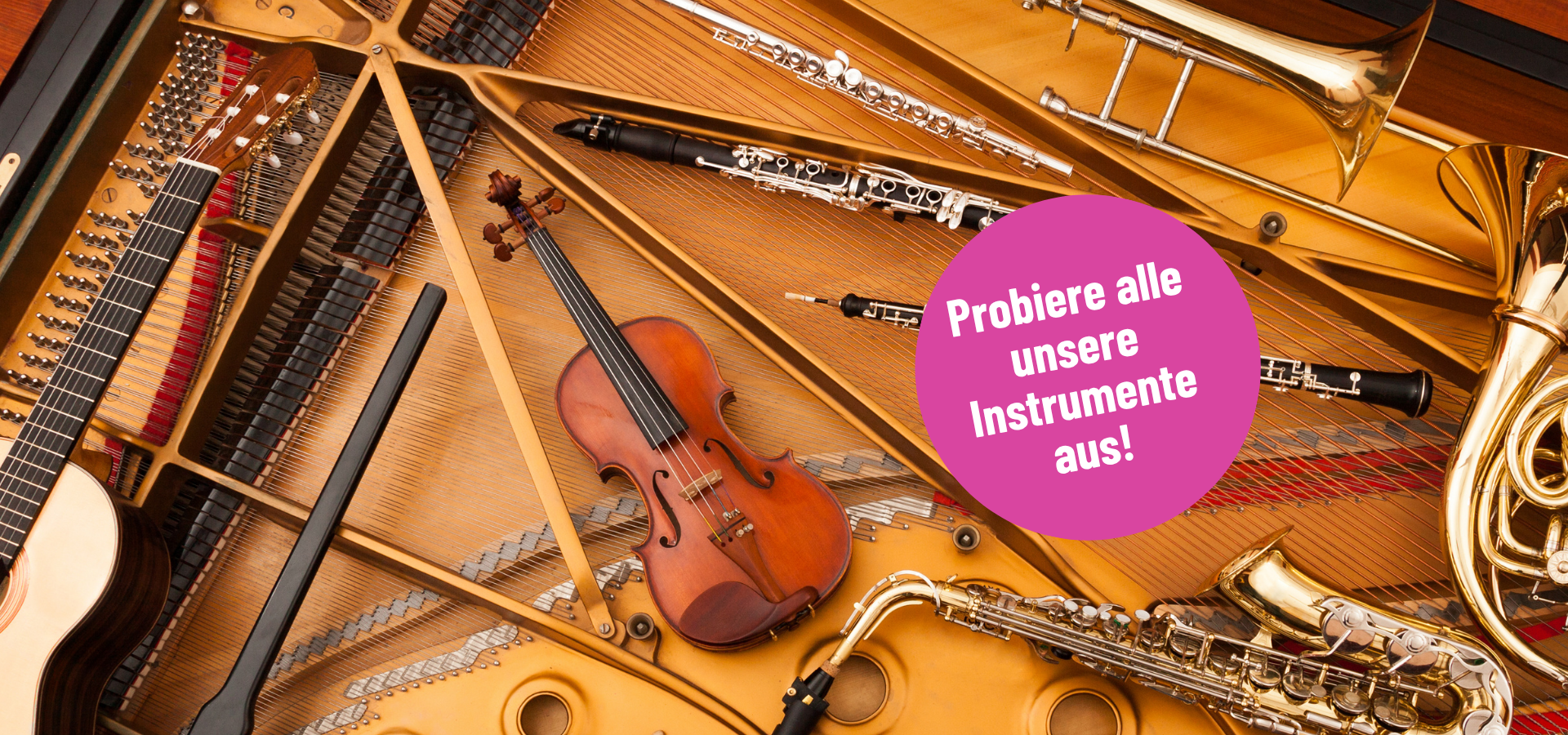 Lerne die Musikschule kennen - Instrumentenvorstellung 2026